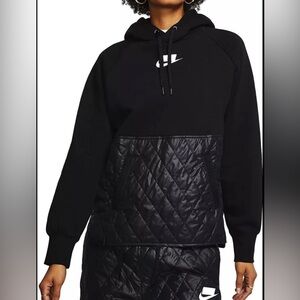 Nike Sportswear Sport Pack Hoodie and Quilted Joggers Set | XS | Black